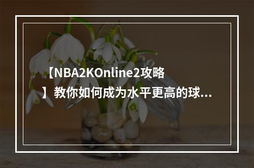 【NBA2KOnline2攻略】教你如何成为水平更高的球员！