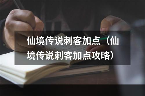 仙境传说刺客加点（仙境传说刺客加点攻略）