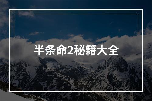 半条命2秘籍大全