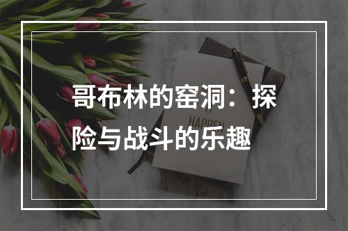 哥布林的窑洞：探险与战斗的乐趣