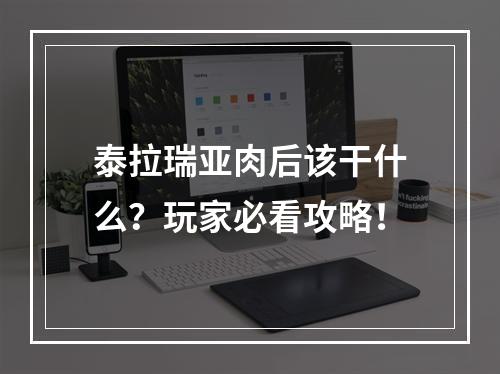 泰拉瑞亚肉后该干什么？玩家必看攻略！