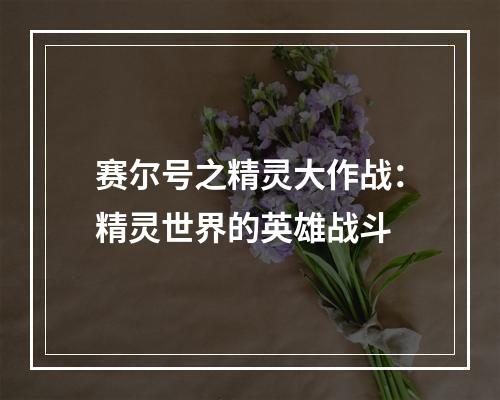 赛尔号之精灵大作战：精灵世界的英雄战斗