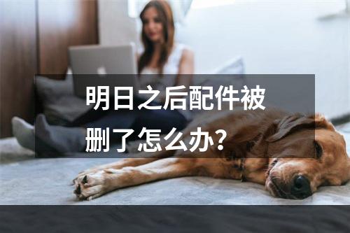 明日之后配件被删了怎么办？