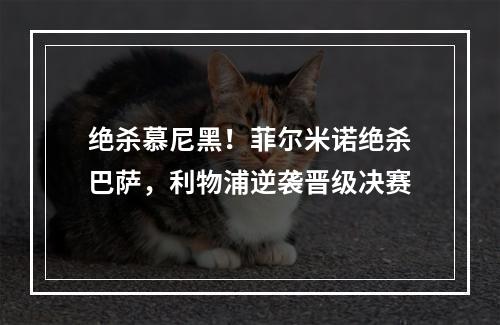 绝杀慕尼黑！菲尔米诺绝杀巴萨，利物浦逆袭晋级决赛