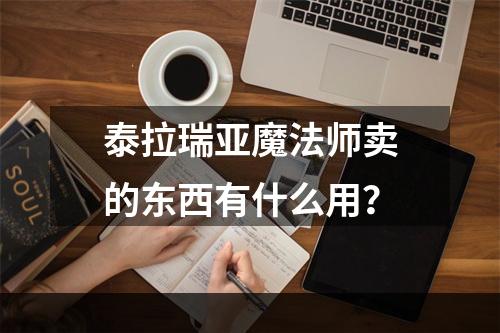 泰拉瑞亚魔法师卖的东西有什么用？