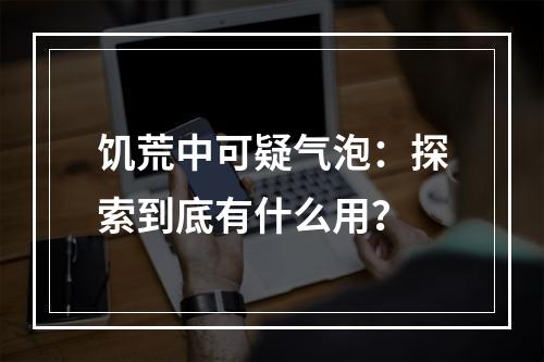 饥荒中可疑气泡：探索到底有什么用？