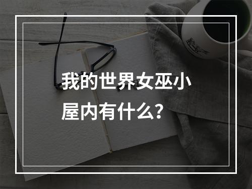 我的世界女巫小屋内有什么？