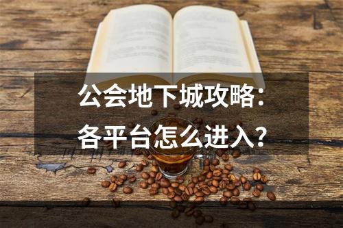 公会地下城攻略：各平台怎么进入？