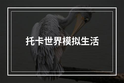 托卡世界模拟生活