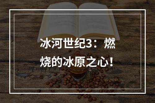 冰河世纪3：燃烧的冰原之心！