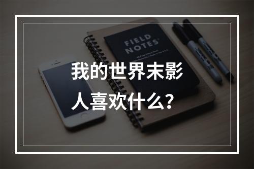 我的世界末影人喜欢什么？