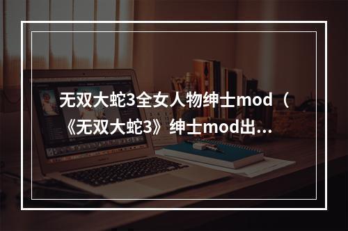 无双大蛇3全女人物绅士mod（《无双大蛇3》绅士mod出炉，全女人物大换装！）