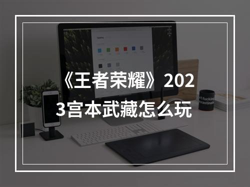 《王者荣耀》2023宫本武藏怎么玩