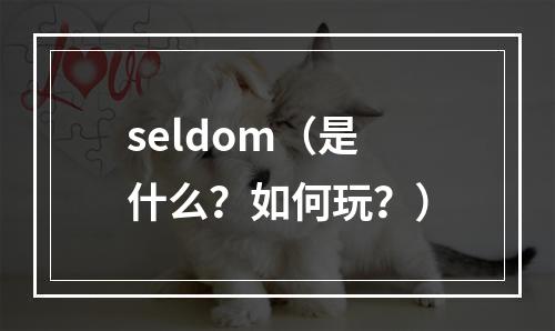 seldom（是什么？如何玩？）