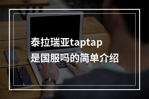 泰拉瑞亚taptap是国服吗的简单介绍