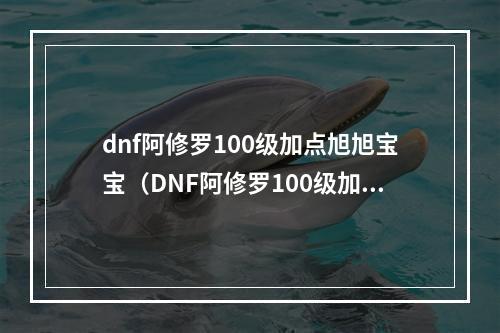 dnf阿修罗100级加点旭旭宝宝（DNF阿修罗100级加点攻略大揭秘！）