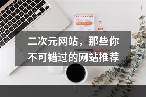 二次元网站，那些你不可错过的网站推荐