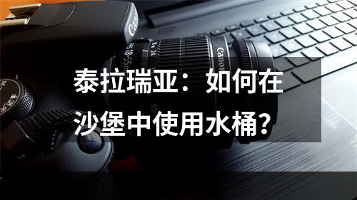 泰拉瑞亚：如何在沙堡中使用水桶？