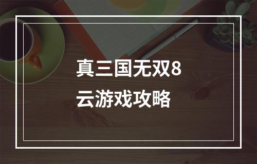 真三国无双8云游戏攻略