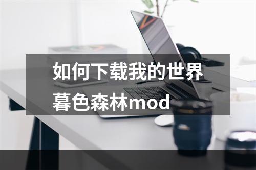 如何下载我的世界暮色森林mod