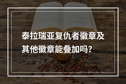 泰拉瑞亚复仇者徽章及其他徽章能叠加吗？