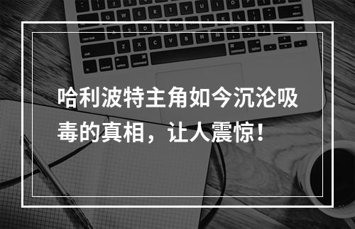 哈利波特主角如今沉沦吸毒的真相，让人震惊！