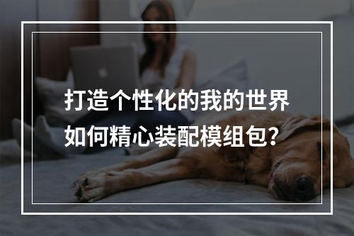 打造个性化的我的世界如何精心装配模组包？