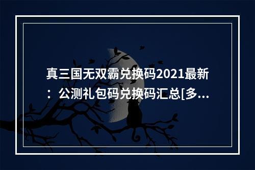 真三国无双霸兑换码2021最新：公测礼包码兑换码汇总[多图]--游戏攻略网