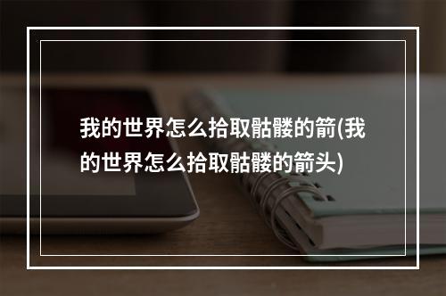 我的世界怎么拾取骷髅的箭(我的世界怎么拾取骷髅的箭头)