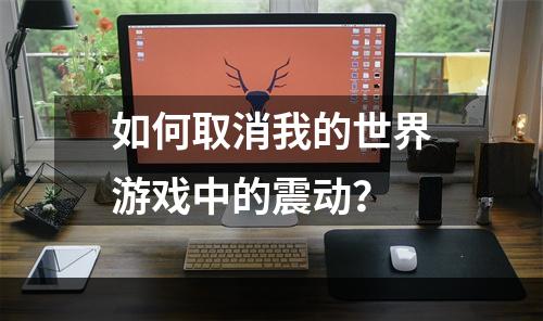 如何取消我的世界游戏中的震动？