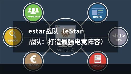 estar战队（eStar战队：打造最强电竞阵容）