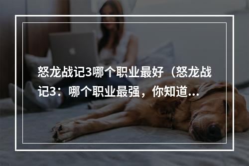 怒龙战记3哪个职业最好（怒龙战记3：哪个职业最强，你知道吗？）