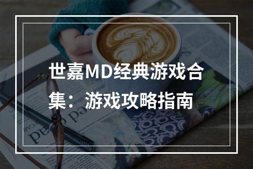 世嘉MD经典游戏合集：游戏攻略指南