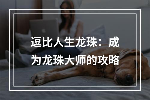 逗比人生龙珠：成为龙珠大师的攻略