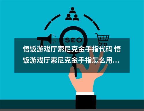 悟饭游戏厅索尼克金手指代码 悟饭游戏厅索尼克金手指怎么用--手游攻略网