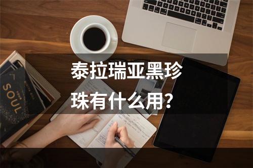 泰拉瑞亚黑珍珠有什么用？