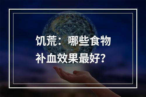 饥荒：哪些食物补血效果最好？