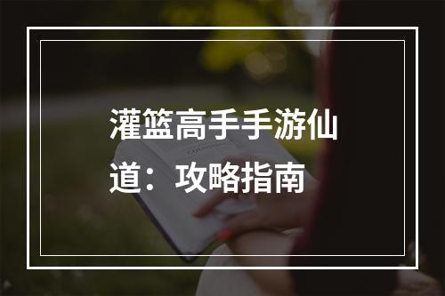 灌篮高手手游仙道：攻略指南