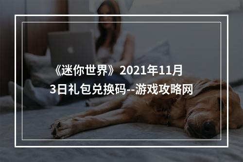 《迷你世界》2021年11月3日礼包兑换码--游戏攻略网