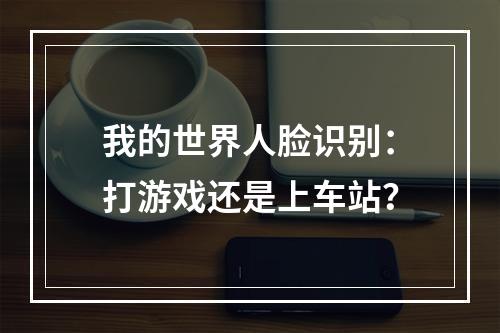 我的世界人脸识别：打游戏还是上车站？