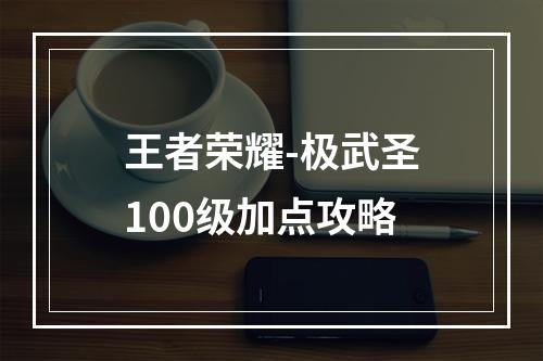 王者荣耀-极武圣100级加点攻略