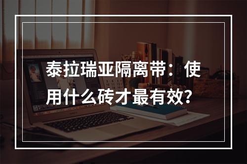 泰拉瑞亚隔离带：使用什么砖才最有效？