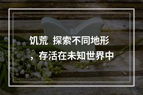 饥荒  探索不同地形，存活在未知世界中