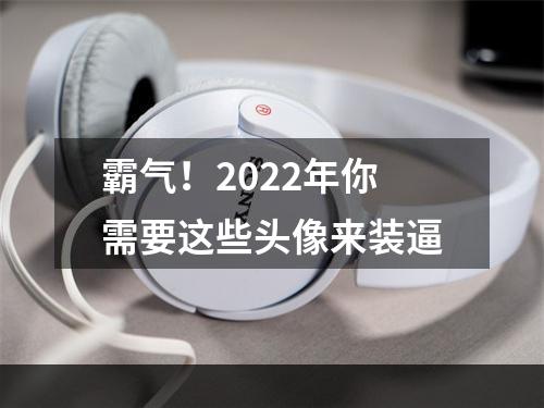 霸气！2022年你需要这些头像来装逼