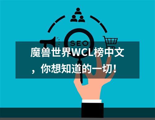 魔兽世界WCL榜中文，你想知道的一切！