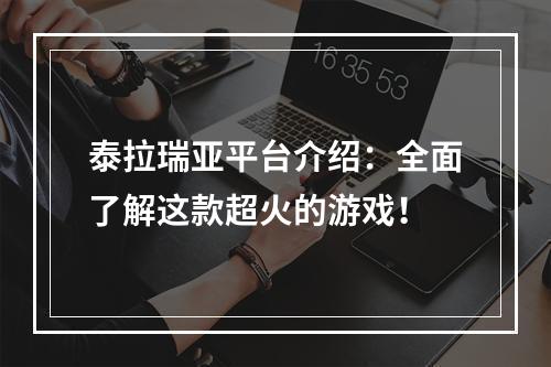 泰拉瑞亚平台介绍：全面了解这款超火的游戏！