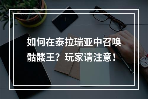 如何在泰拉瑞亚中召唤骷髅王？玩家请注意！