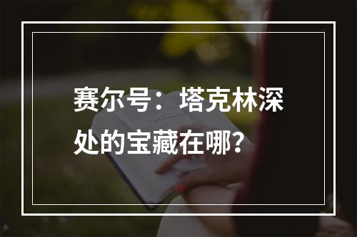 赛尔号：塔克林深处的宝藏在哪？