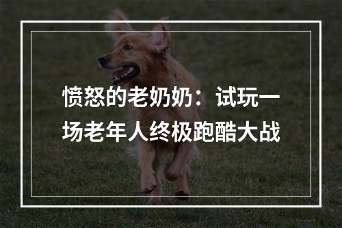 愤怒的老奶奶：试玩一场老年人终极跑酷大战