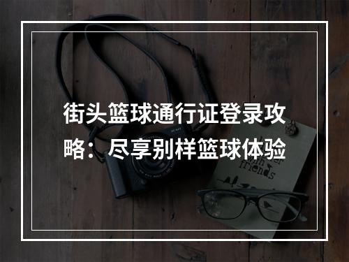 街头篮球通行证登录攻略：尽享别样篮球体验